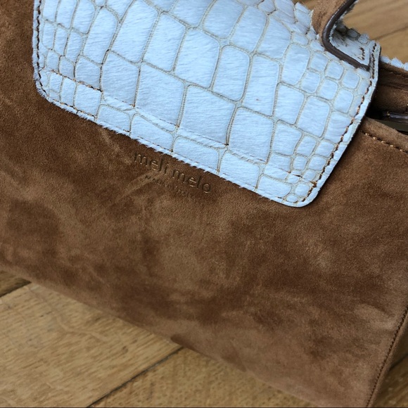 Meli Melo Calf Fur Double Flap Bag - Picture 4 of 7